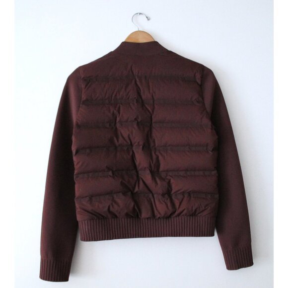 Lululemon Down and Around Bomber Reversible / Size 4 / Dark Cedar Goose Down - Picture 6 of 13